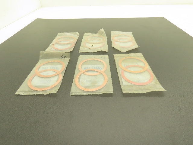 IR ARO 91736 Copper Gasket 2-1/8" ID  Lot of 12