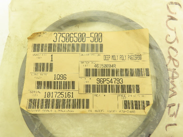 Zatkoff 37506500-500 Hydraulic Dbl Lip Rod Seal 6.5x7.25x0.5" P4615A90