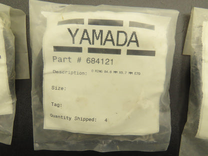 Yamada 684121 Diaphragm Pump O-Ring Seal  Lot of 20