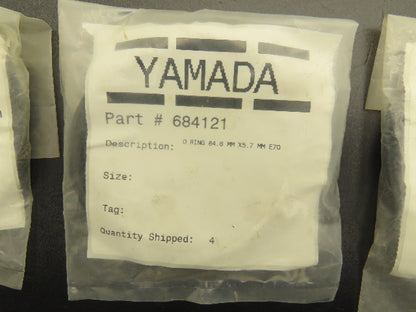 Yamada 684121 Diaphragm Pump O-Ring Seal  Lot of 20