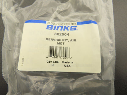 Binks 862004 Air Motor Repair Service Kit - Complete