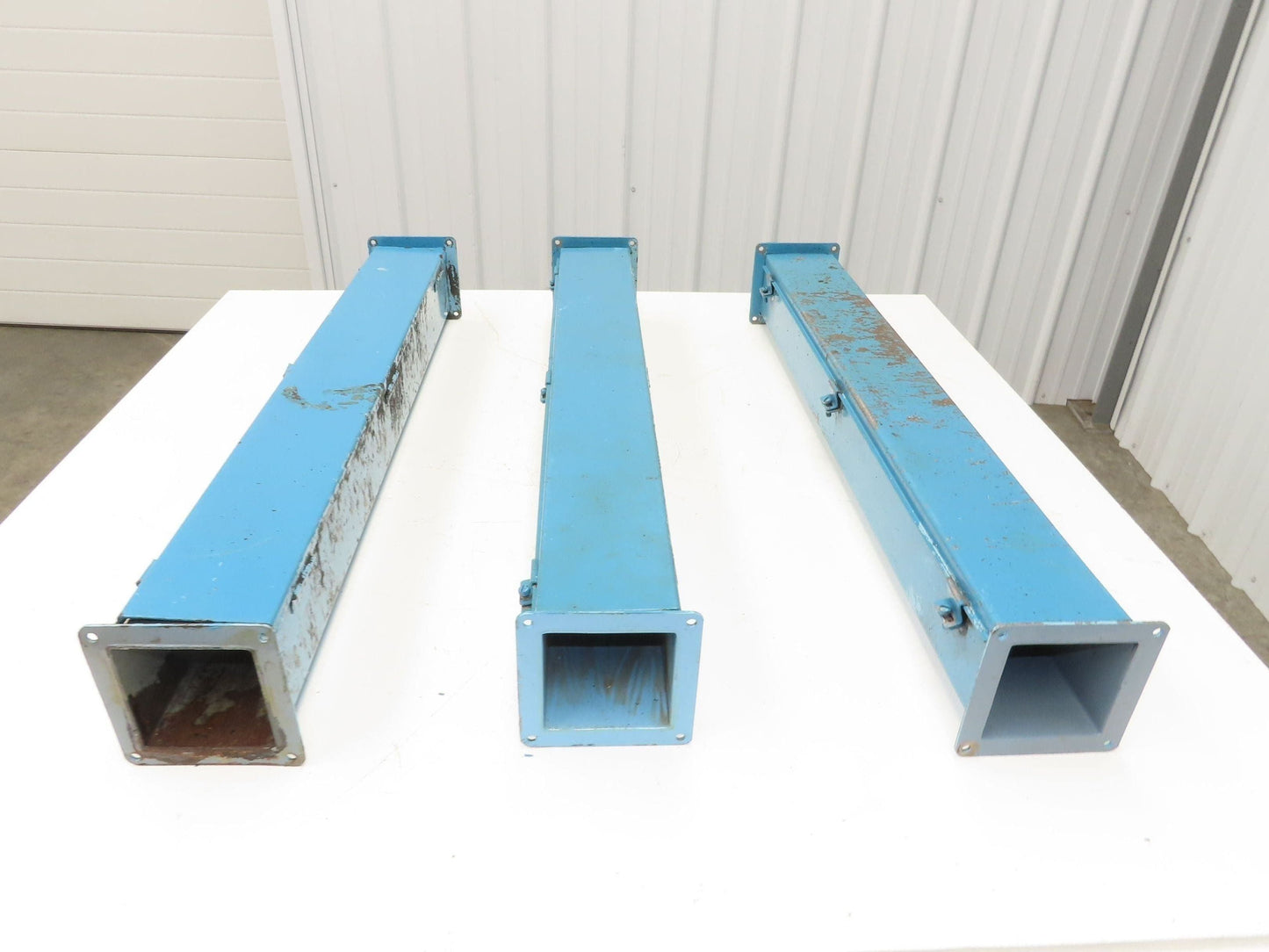 Wiegmann JW43 4"x4" Wireway Straight 36" Feed Through NEMA 12 Hoffman Lot of 3