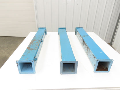 Wiegmann JW43 4"x4" Wireway Straight 36" Feed Through NEMA 12 Hoffman Lot of 3