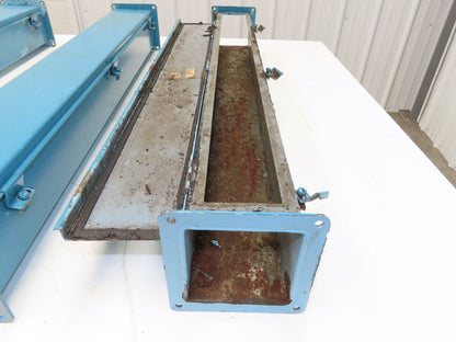 Wiegmann JW43 4"x4" Wireway Straight 36" Feed Through NEMA 12 Hoffman Lot of 3