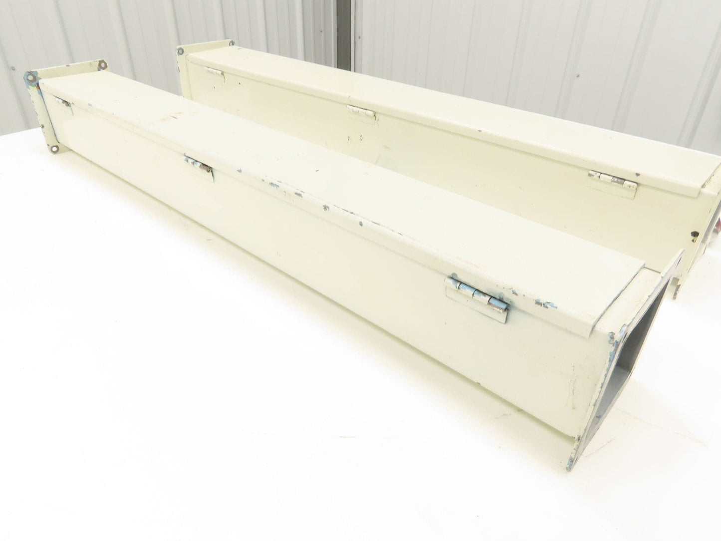 Wiegmann JW43 4"x4" Wireway Straight 36" Feed Through NEMA 12 Hoffman Lot of 2