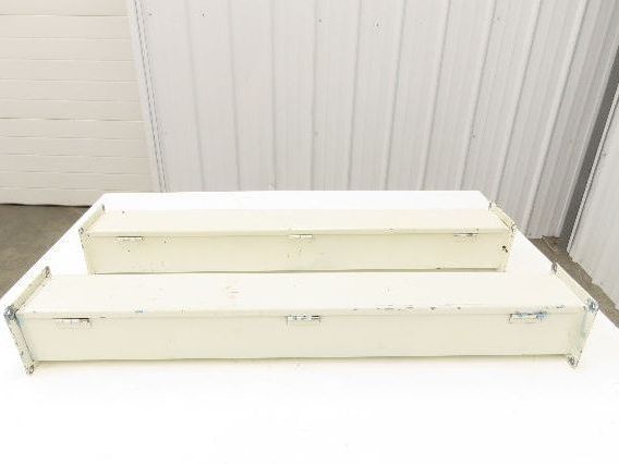 Wiegmann JW43 4"x4" Wireway Straight 36" Feed Through NEMA 12 Hoffman Lot of 2