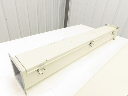 Wiegmann JW43 4"x4" Wireway Straight 36" Feed Through NEMA 12 Hoffman Lot of 2