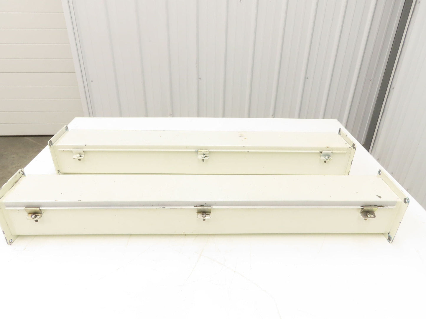 Wiegmann JW43 4"x4" Wireway Straight 36" Feed Through NEMA 12 Hoffman Lot of 2