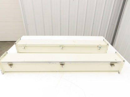 Wiegmann JW43 4"x4" Wireway Straight 36" Feed Through NEMA 12 Hoffman Lot of 2