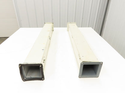 Wiegmann JW43 4"x4" Wireway Straight 36" Feed Through NEMA 12 Hoffman Lot of 2