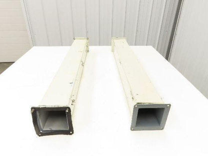 Wiegmann JW43 4"x4" Wireway Straight 36" Feed Through NEMA 12 Hoffman Lot of 2