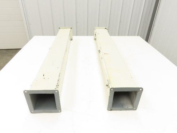 Wiegmann JW43 4"x4" Wireway Straight 36" Feed Through NEMA 12 Hoffman Lot of 2