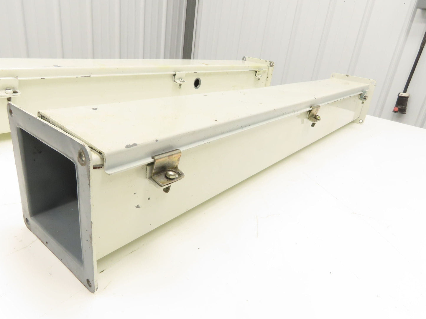 Wiegmann JW43 4"x4" Wireway Straight 36" Feed Through NEMA 12 Hoffman Lot of 2