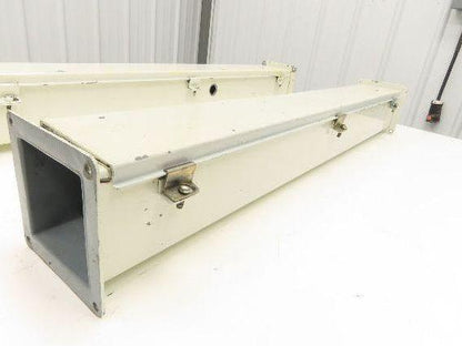 Wiegmann JW43 4"x4" Wireway Straight 36" Feed Through NEMA 12 Hoffman Lot of 2