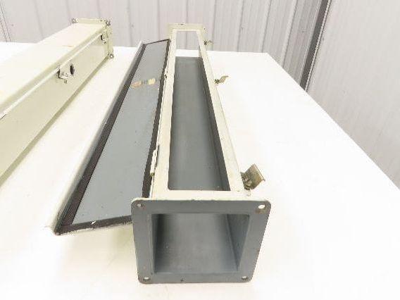 Wiegmann JW43 4"x4" Wireway Straight 36" Feed Through NEMA 12 Hoffman Lot of 2