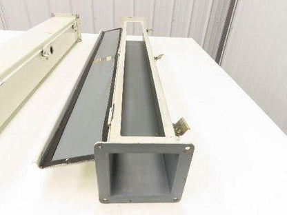 Wiegmann JW43 4"x4" Wireway Straight 36" Feed Through NEMA 12 Hoffman Lot of 2