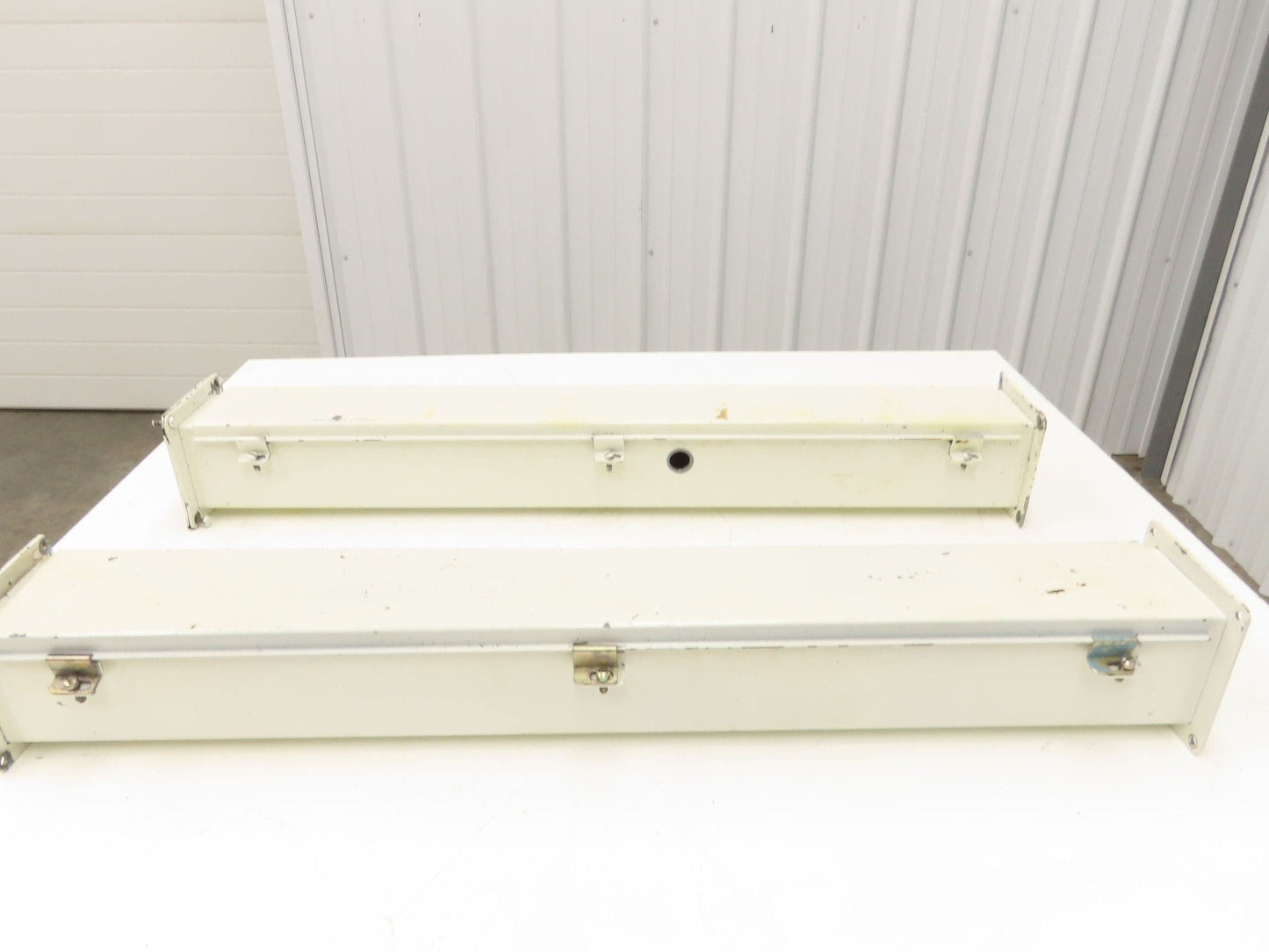 Wiegmann JW43 4"x4" Wireway Straight 36" Feed Through NEMA 12 Hoffman Lot of 2