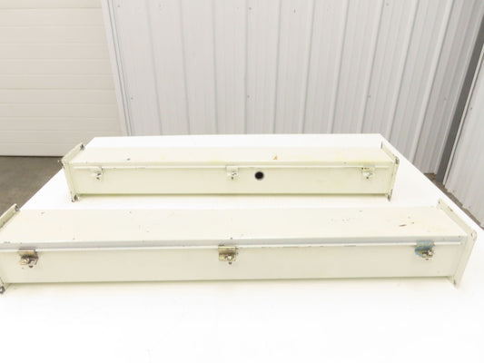 Wiegmann JW43 4"x4" Wireway Straight 36" Feed Through NEMA 12 Hoffman Lot of 2