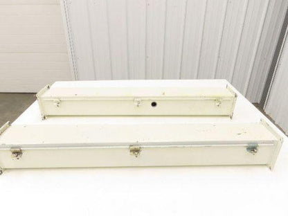 Wiegmann JW43 4"x4" Wireway Straight 36" Feed Through NEMA 12 Hoffman Lot of 2