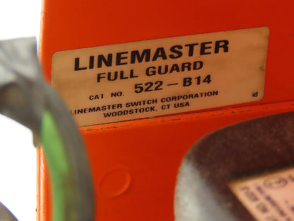 Linemaster Foot Pedal Switch Shield 120/240V Orange Lot of 6