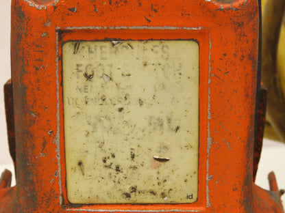 Linemaster Foot Pedal Switch Shield 120/240V Orange Lot of 6