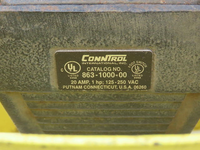 Square D Foot Pedal Switch Shield Yellow Lot of 6