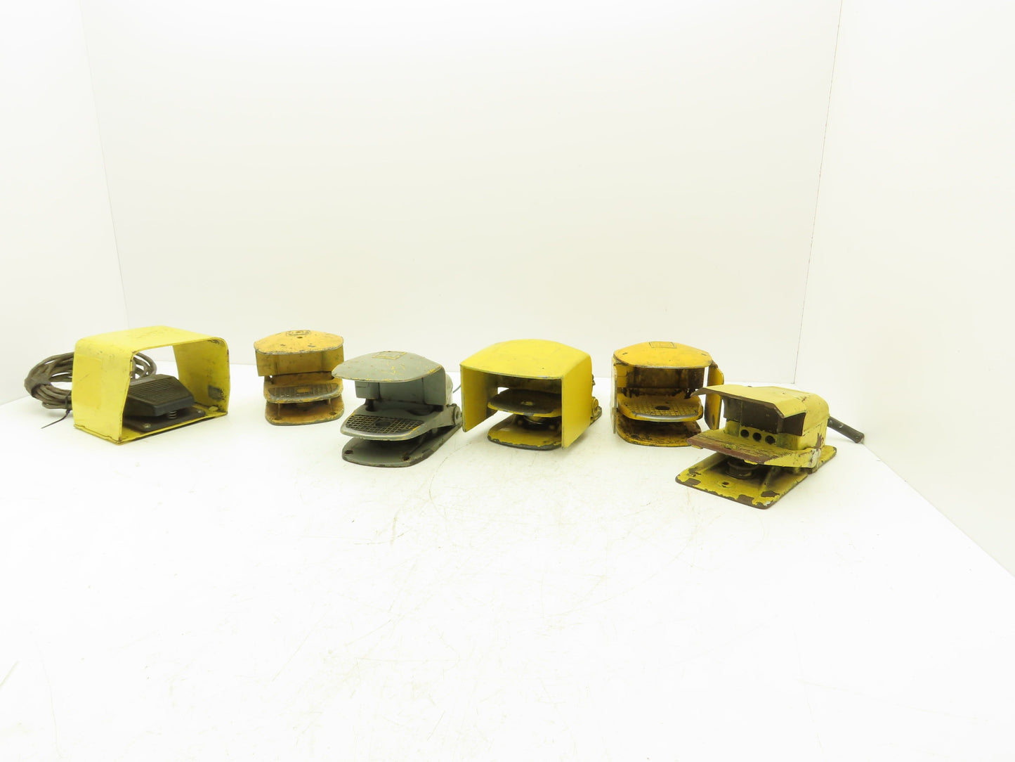 Square D Foot Pedal Switch Shield Yellow Lot of 6