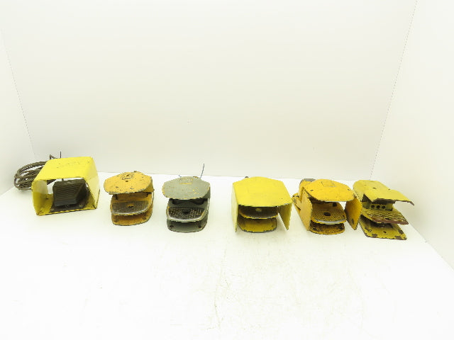 Square D Foot Pedal Switch Shield Yellow Lot of 6