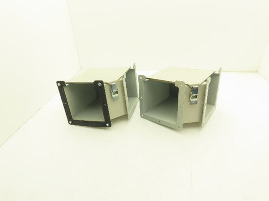 Hoffman F66LE9A 6"x 6" Wireway 90° Elbow Top Opening Lay-In Wiegmann Lot of 2