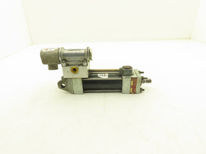 Schrader Pneumatic Solenoid Control Hydraulic/Air Cylinder 250/750psi 3" Stroke