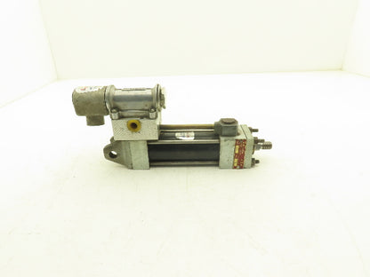 Schrader Pneumatic Solenoid Control Hydraulic/Air Cylinder 250/750psi 3" Stroke