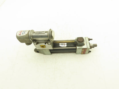 Schrader Pneumatic Solenoid Control Hydraulic/Air Cylinder 250/750psi 3" Stroke