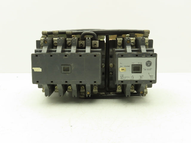 Westinghouse 277A459G01 Motor Starter 600V 90A 50 Hp 110V Coil 6 Pole 2 Speed