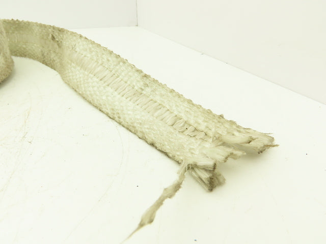 Fiberglass Exhaust Heat Wrap 2" x 1/16" x 60' White Woven Cloth