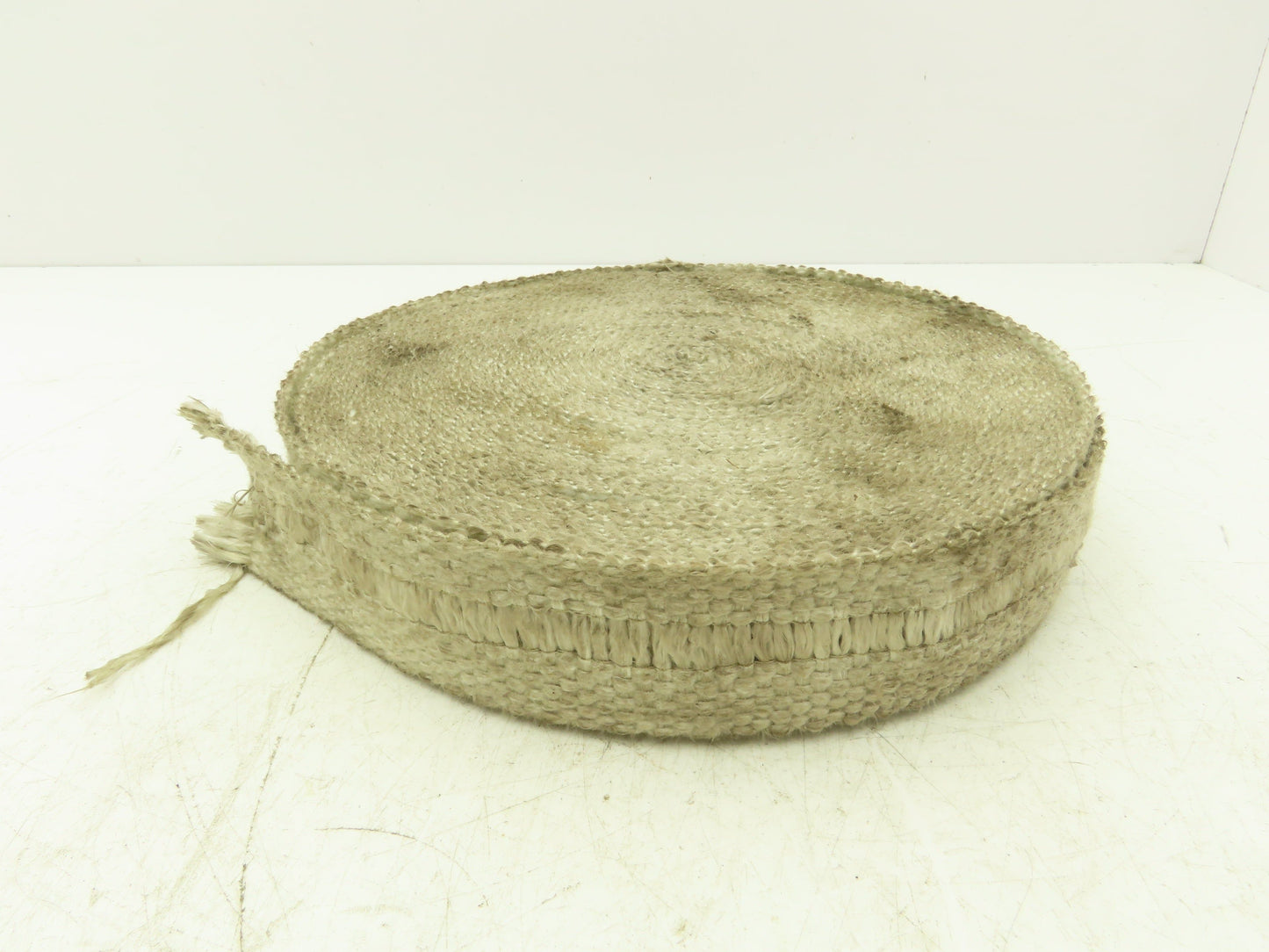 Fiberglass Exhaust Heat Wrap 2" x 1/16" x 60' White Woven Cloth