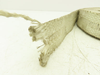 Fiberglass Exhaust Heat Wrap 2" x 1/16" x 60' White Woven Cloth