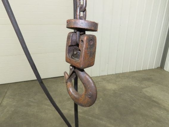 Budgit BEH2516 1/4 Ton Electric Chain Hoist 20' Lift 16 FPM 460 Volt 3PH Tested