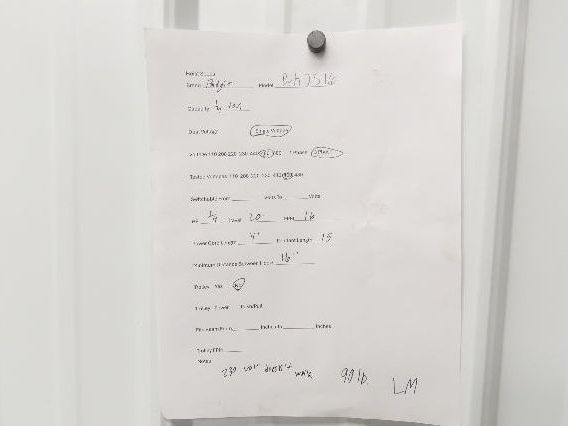 Budgit BEH2516 1/4 Ton Electric Chain Hoist 20' Lift 16 FPM 460 Volt 3PH Tested