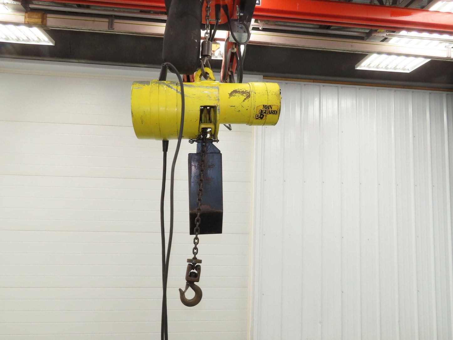 Budgit BEH2516 1/4 Ton Electric Chain Hoist 20' Lift 16 FPM 460 Volt 3PH Tested