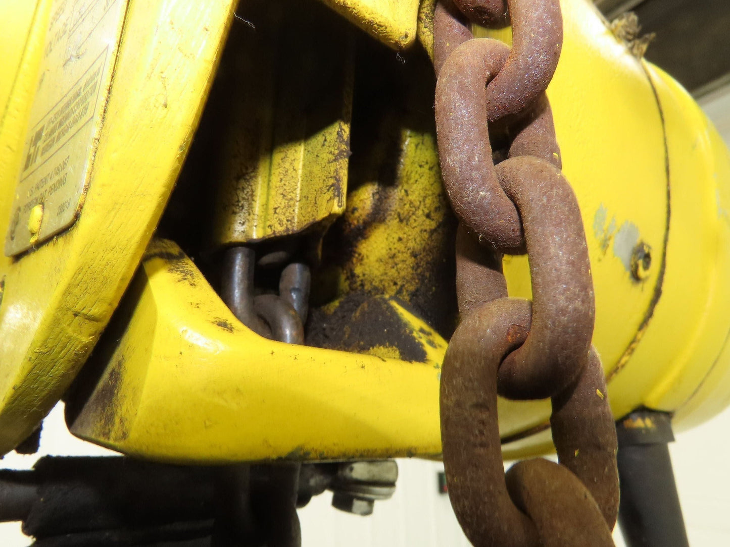 Budgit BEH2516 1/4 Ton Electric Chain Hoist 20' Lift 16 FPM 460 Volt 3PH Tested