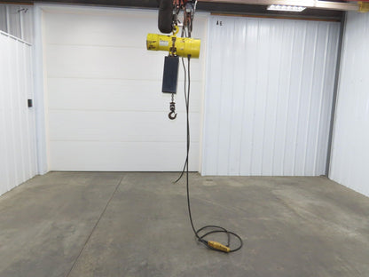 Budgit BEH2516 1/4 Ton Electric Chain Hoist 20' Lift 16 FPM 460 Volt 3PH Tested