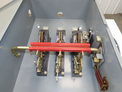 Westinghouse HF-466N Safety Disconnect Switch 600A 600V Fused 3 Pole 4 W 500hp