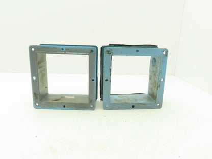 Wiegmann JWN663 6"x6" Wireway Nipple Feed-Through 3" Hoffman Lot of 2