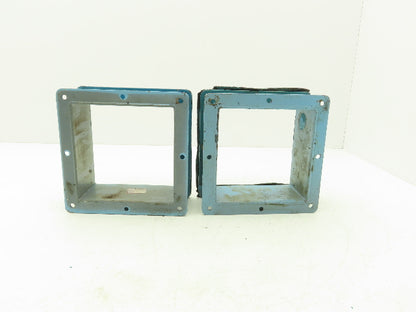 Wiegmann JWN663 6"x6" Wireway Nipple Feed-Through 3" Hoffman Lot of 2