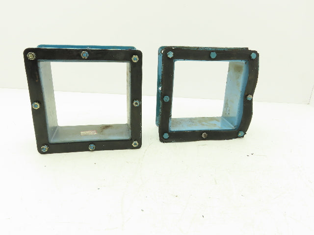 Wiegmann JWN663 6"x6" Wireway Nipple Feed-Through 3" Hoffman Lot of 2