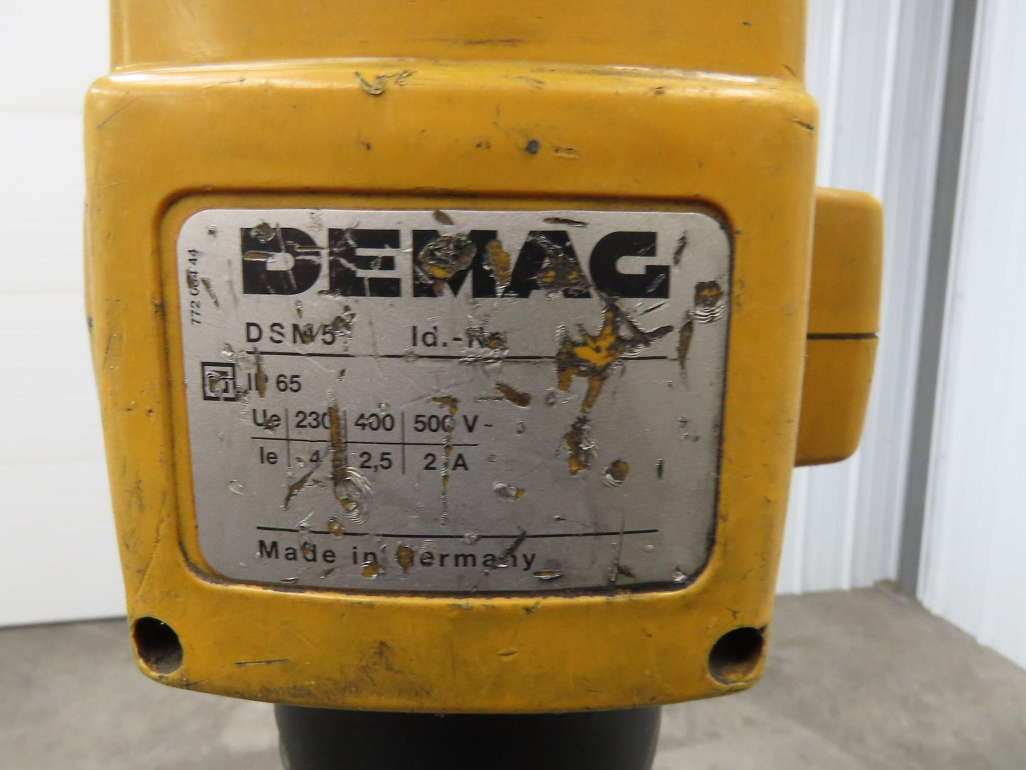 Demag DKM 1/4 Ton 500 LB Electric Chain Hoist 10' Lift 8/32 FPM 2 Speed 460V