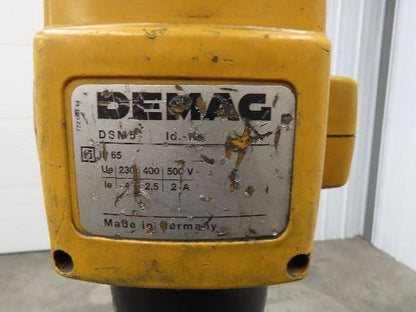 Demag DKM 1/4 Ton 500 LB Electric Chain Hoist 10' Lift 8/32 FPM 2 Speed 460V