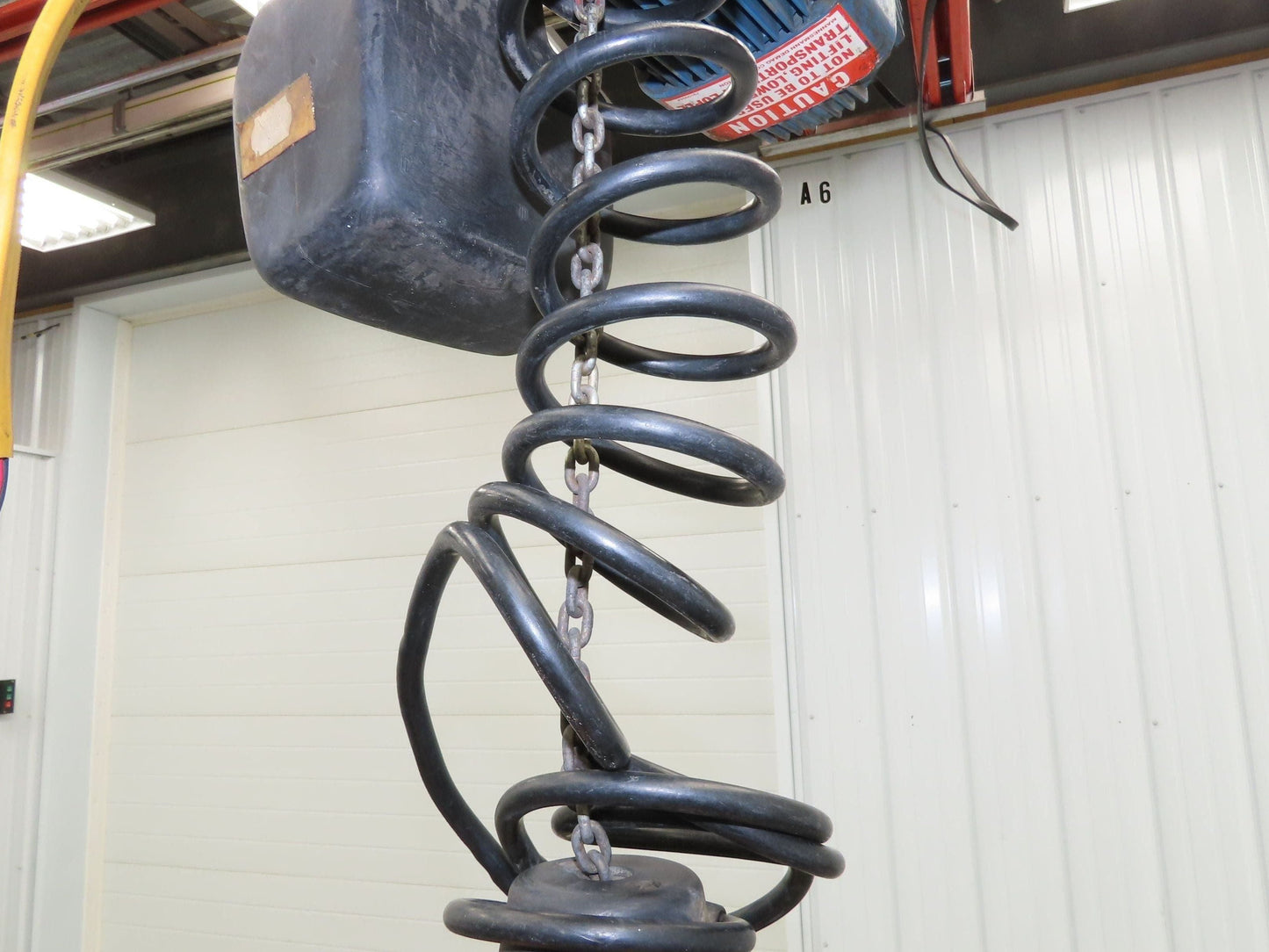 Demag DKM 1/4 Ton 500 LB Electric Chain Hoist 10' Lift 8/32 FPM 2 Speed 460V