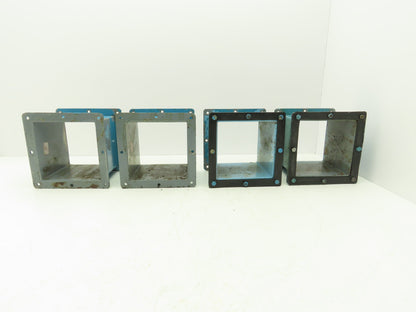 Wiegmann JWN666 6"x6" Wireway Nipple Feed-Through 6" Hoffman Lot of 4