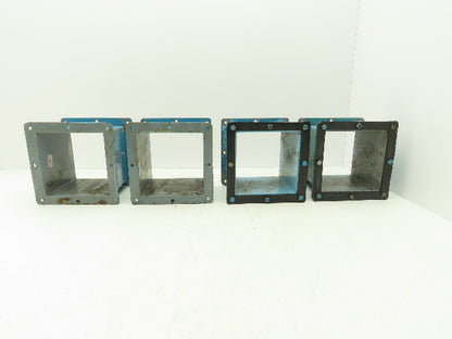 Wiegmann JWN666 6"x6" Wireway Nipple Feed-Through 6" Hoffman Lot of 4